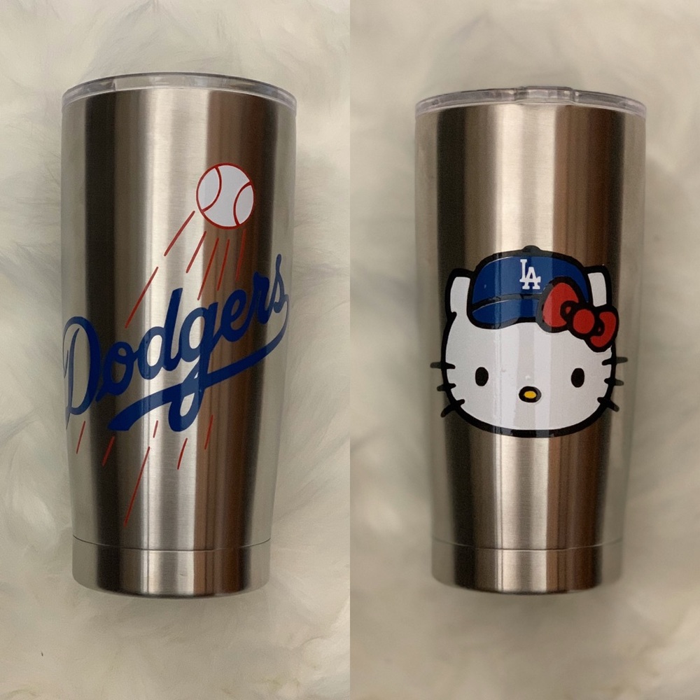 Dodgers hello kitty tumbler